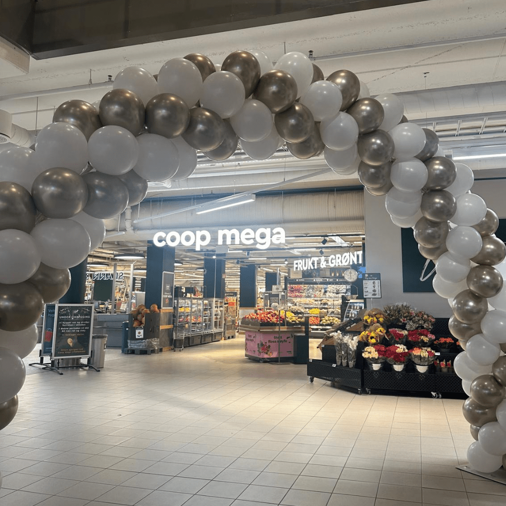 Symetrisk Ballongbue - Velg farge - Ballonglevering.no