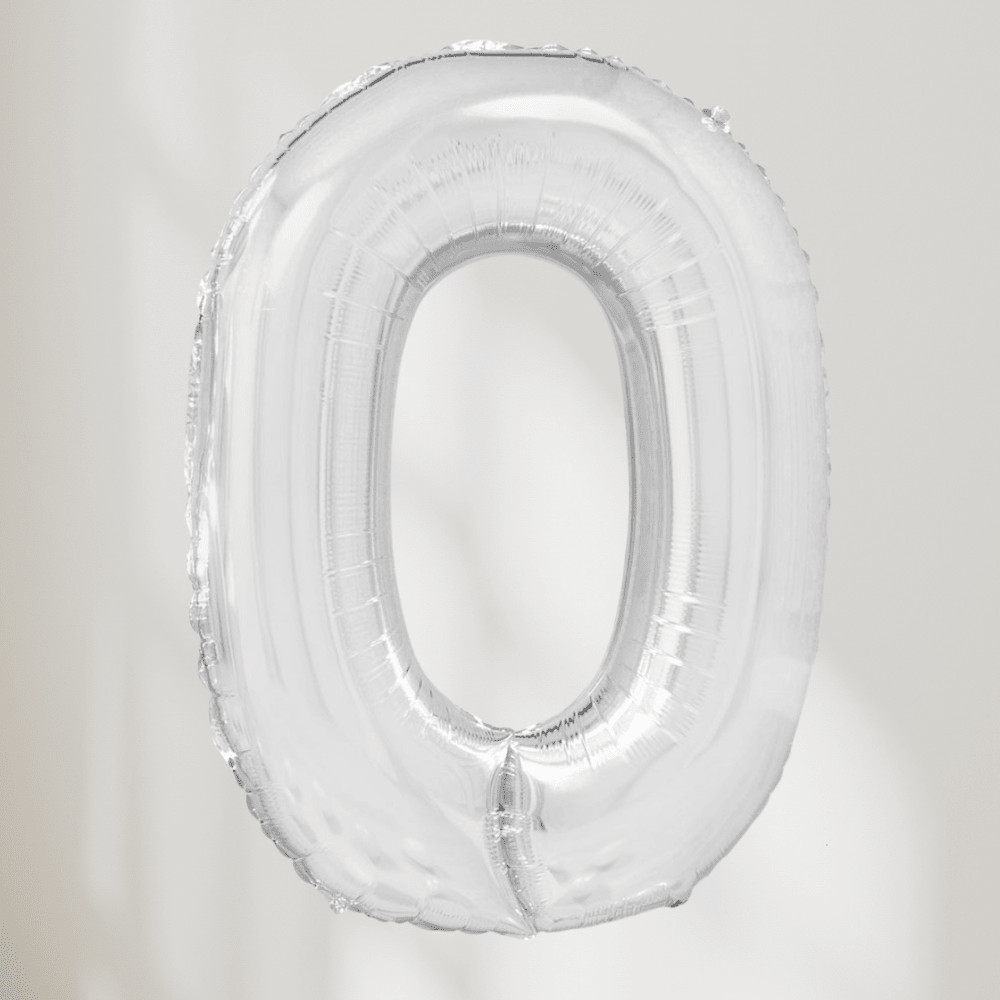 Tallballong Sølv - Velg Ditt Tall (avd. Lillehammer) - Ballonglevering.no