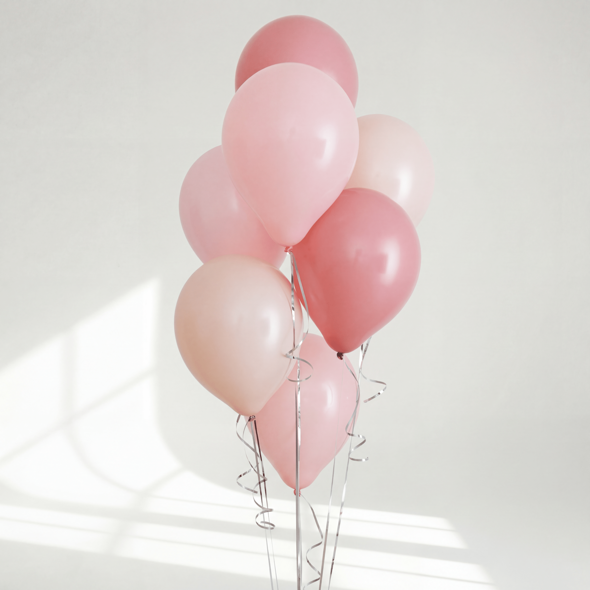 Vintage Pink Ballongbukett - Ballonglevering.no