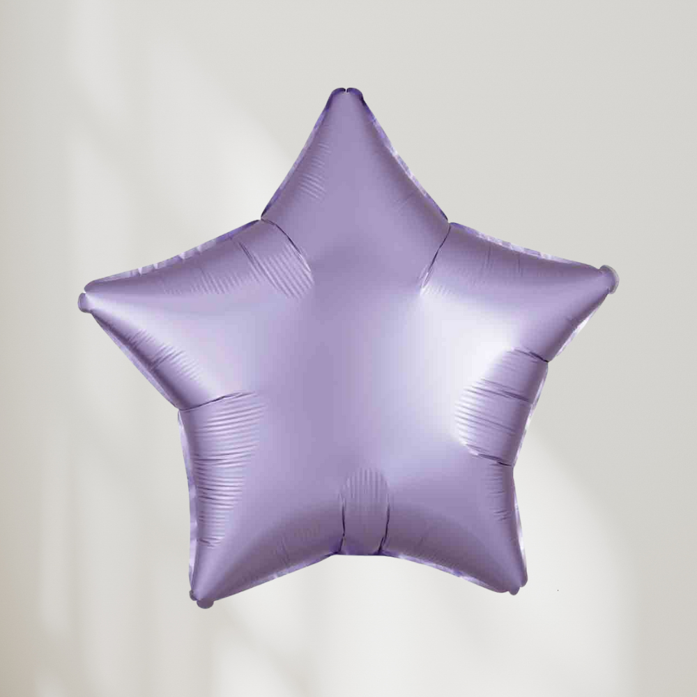Stjerne Pastell Lilla Satin Luxe