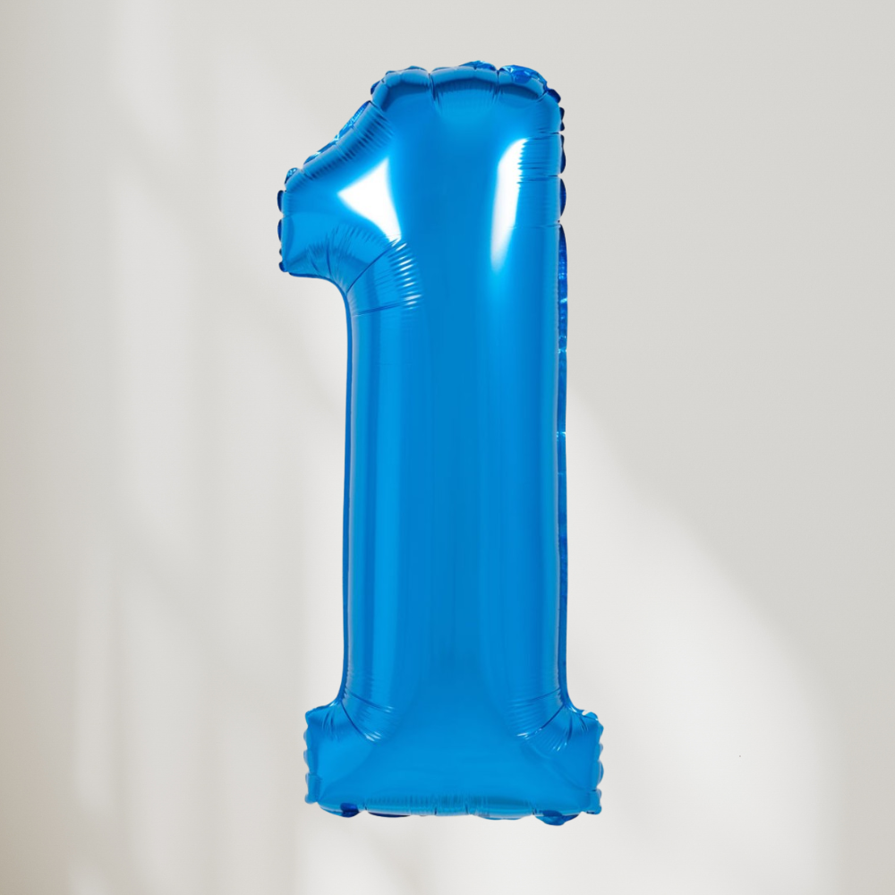 Tallballong Blå - Velg Ditt Tall