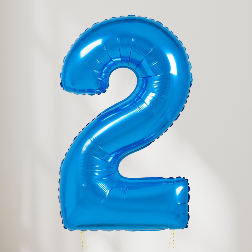 Tallballong Blå - Velg Ditt Tall