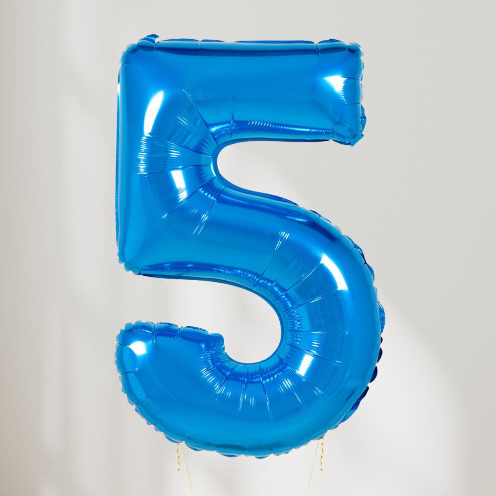 Tallballong Blå - Velg Ditt Tall