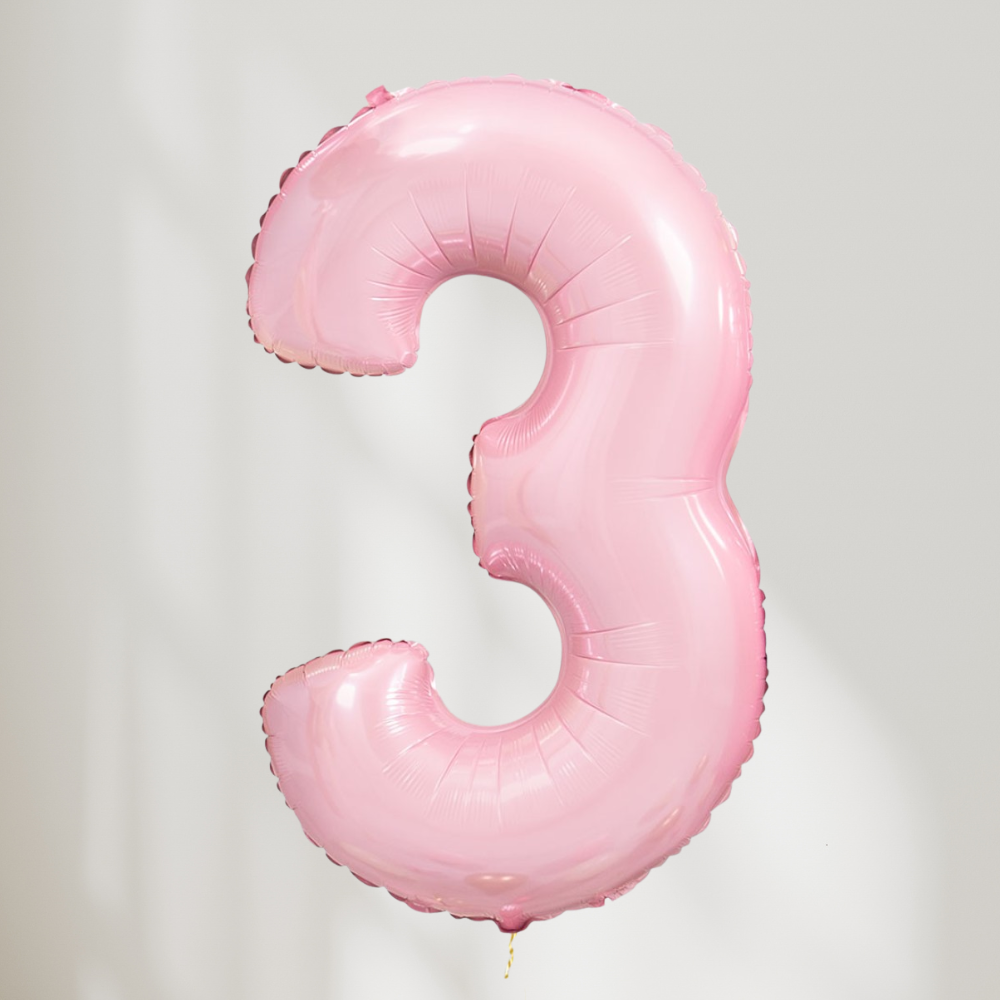 Tallballong Pastell Rosa - Velg Ditt Tall