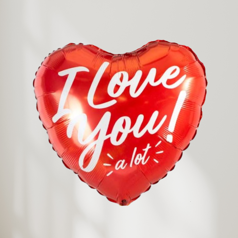 I Love You a Lot Hjerte Ballong