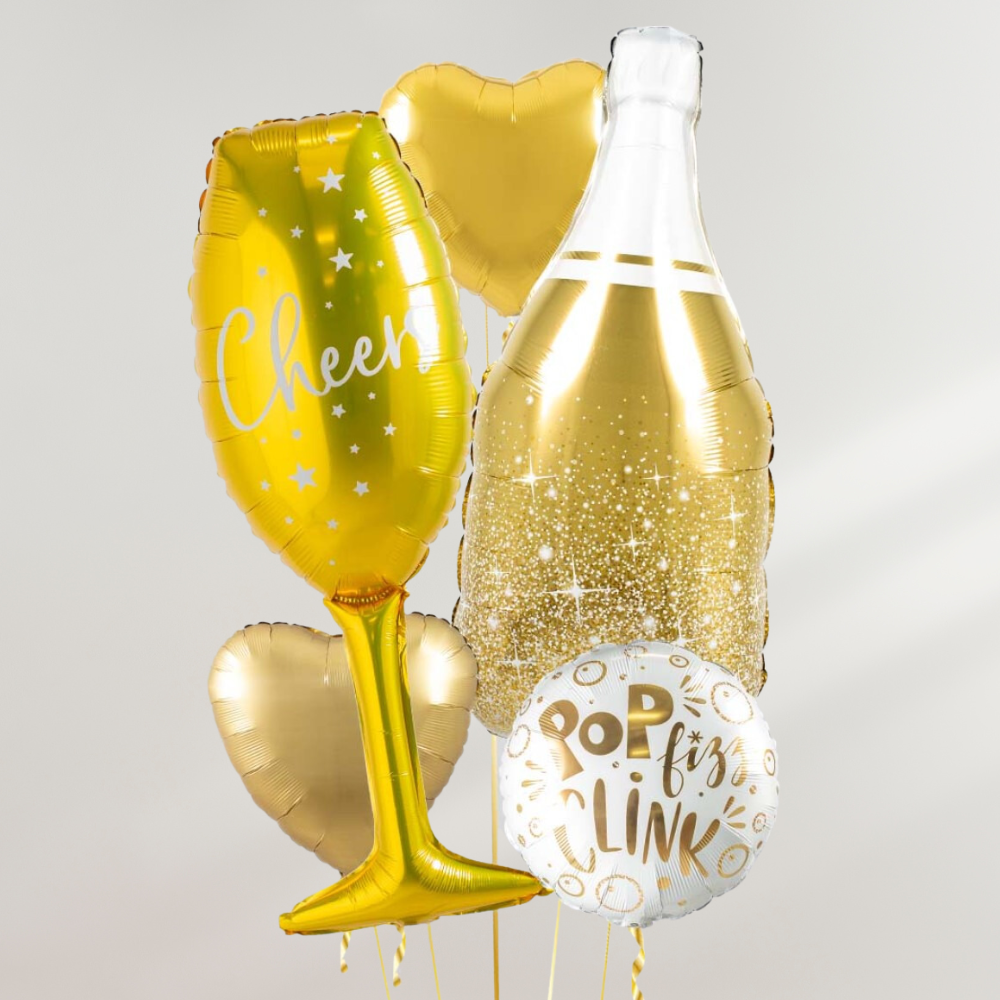 Champagne Party Ballongbukett