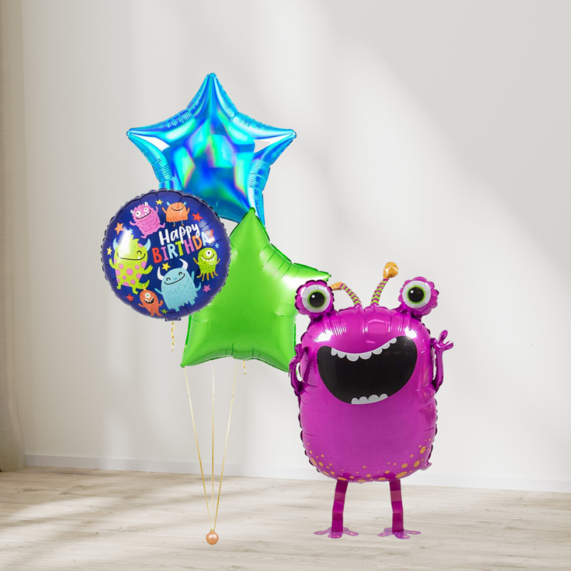 Monster Airwalker Ballongbukett