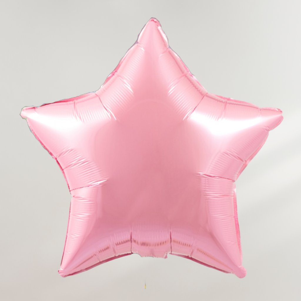 Rosa Stjerne Ballong