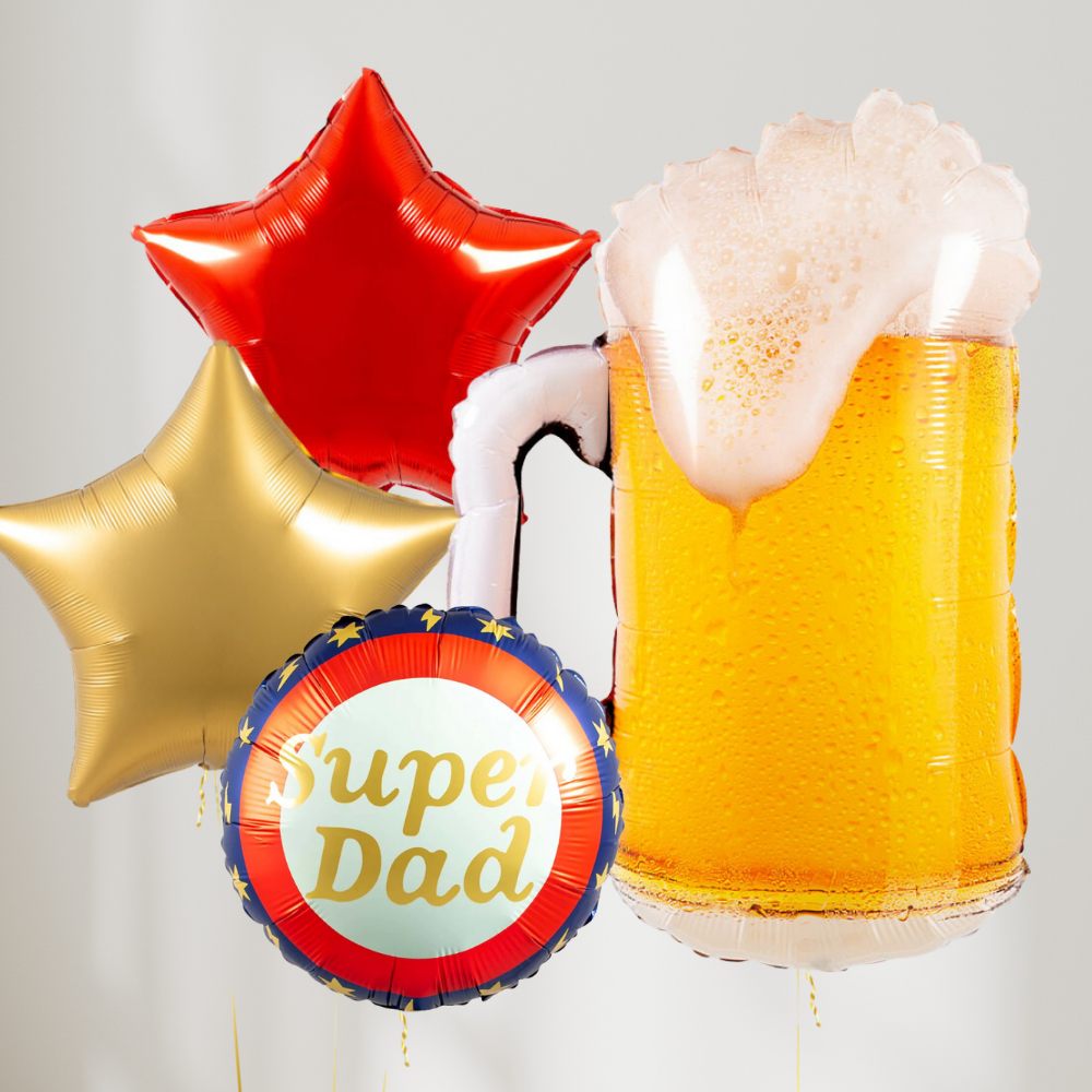 Superdad Beer Ballongbukett