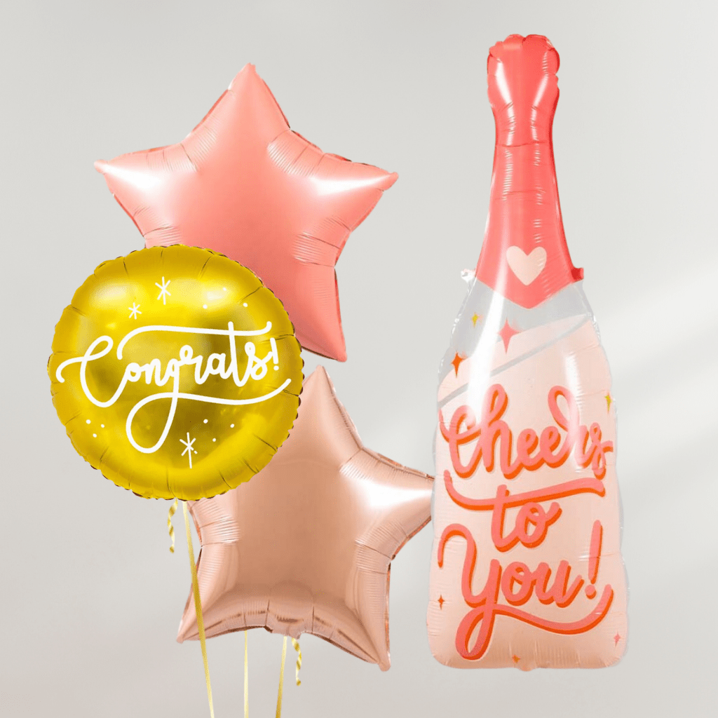 Congrats & Cheers to you Ballongbukett - Ballonglevering.no