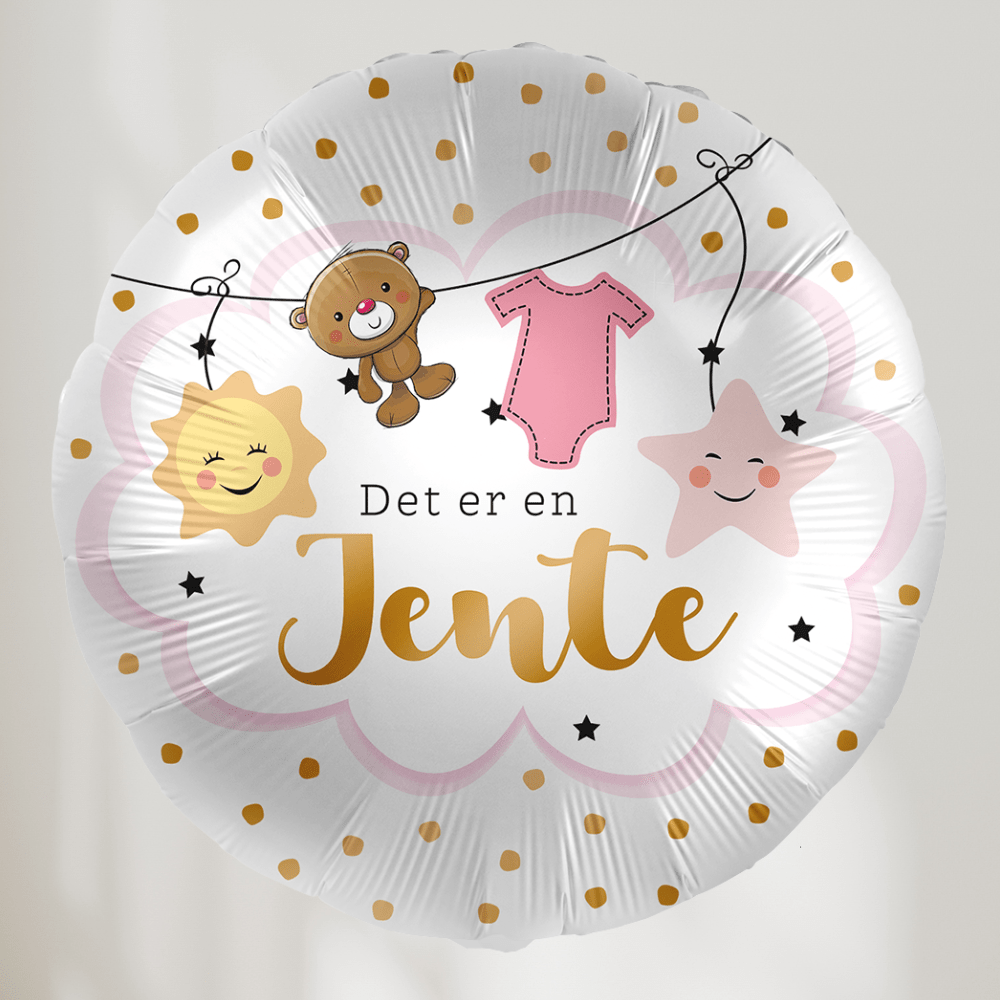 Det er en Jente Ballong - Ballonglevering.no