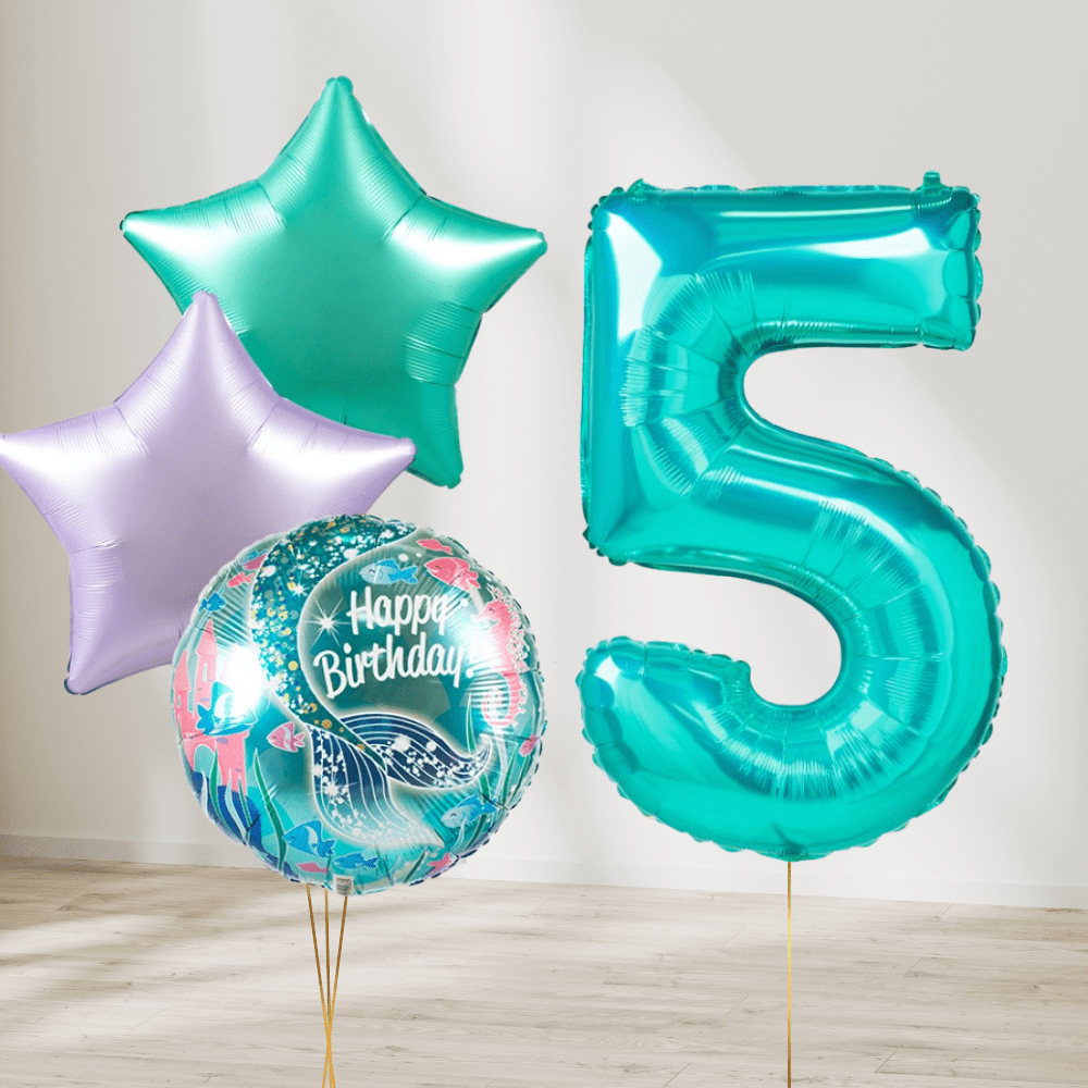 Havfrue Tallballong Bukett - Ballonglevering.no