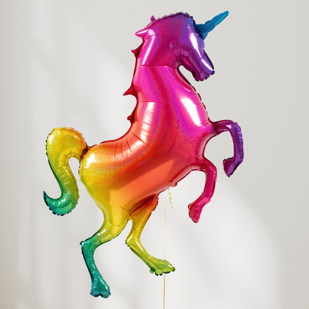 Holografisk Enhjørning - Ballonglevering.no
