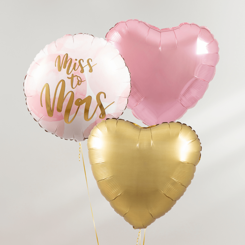 Miss to Mrs Hjerter Ballongbukett - Ballonglevering.no
