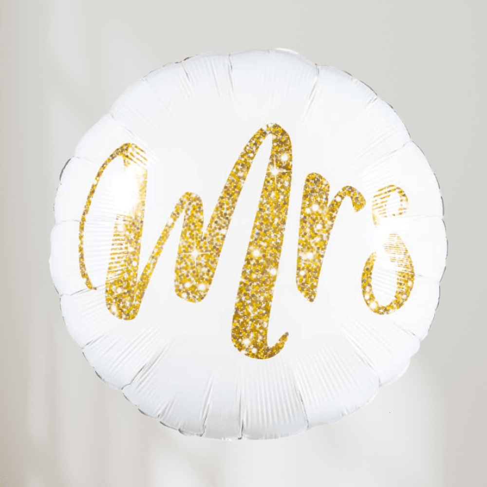 Mrs Gulglitter Ballong - Ballonglevering.no