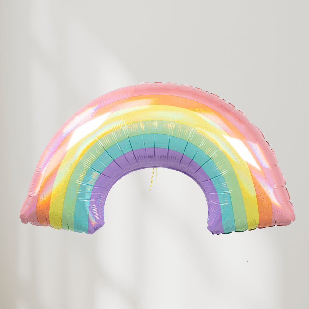 Regnbue Pastell Folieballong - Ballonglevering.no