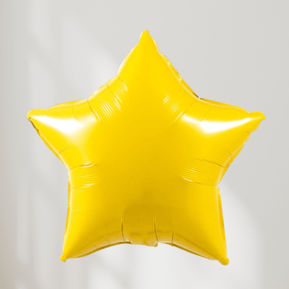 Stjerne Gul - Ballonglevering.no