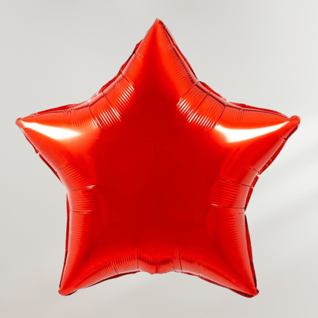 Stjerne Rød - Ballonglevering.no