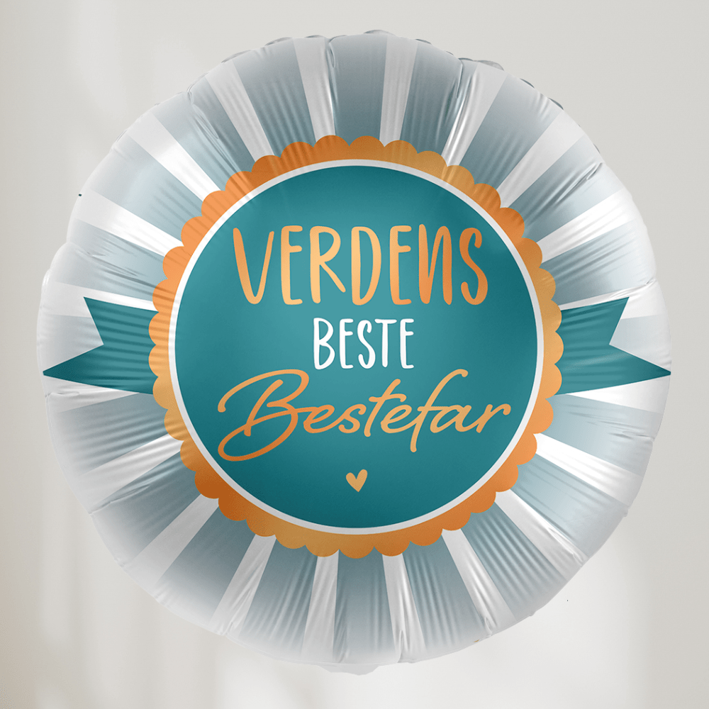 Verdens Beste Bestefar Ballong - Ballonglevering.no