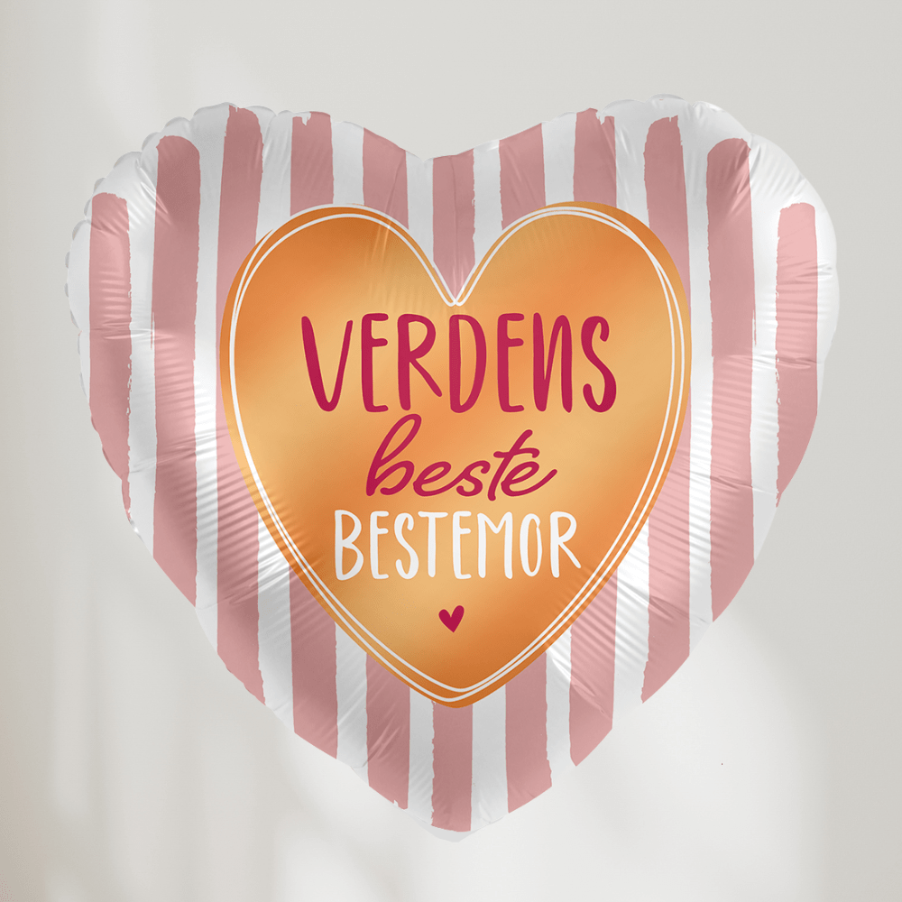 Verdens Beste Bestemor Ballong - Ballonglevering.no