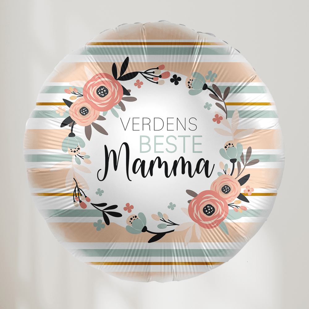 Verdens Beste Mamma Ballong - Ballonglevering.no