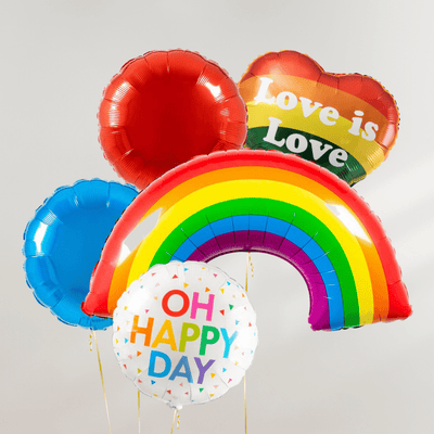 Regnbue og Pride Ballonger - Ballonglevering.no 