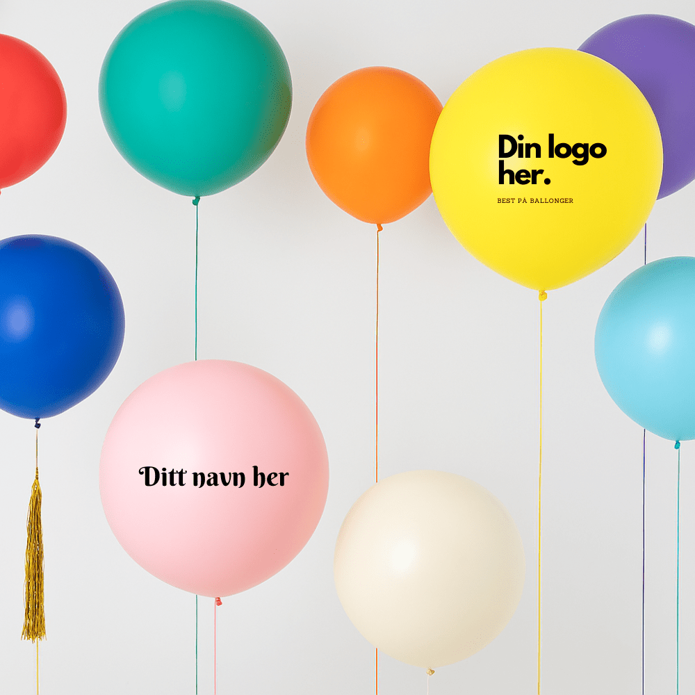 Store Ballonger - Ballonglevering.no 