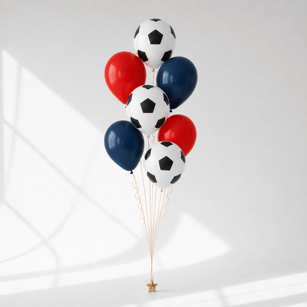 VM-pynt & fotballfest - Ballonglevering.no
