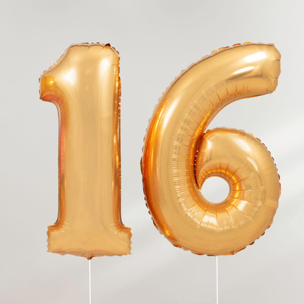 16 år Tallballong Gull - Ballonglevering.no