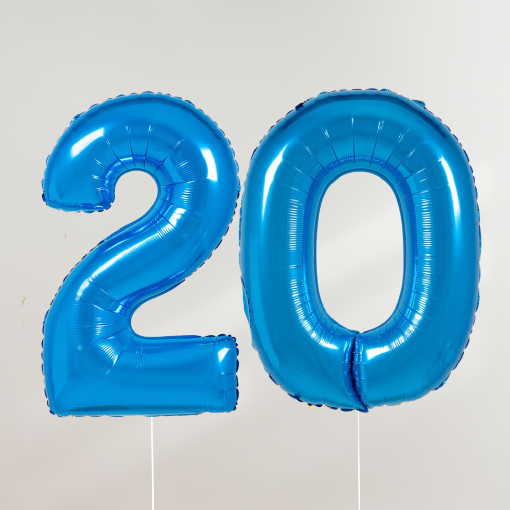 20 år Tallballong Blå