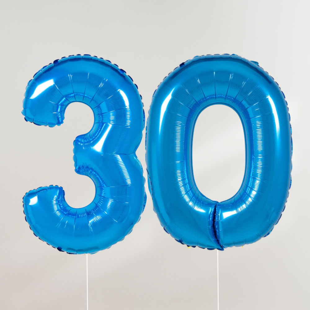 30 år Tallballong Blå