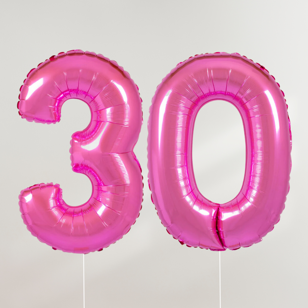 30 år Tallballong Rosa