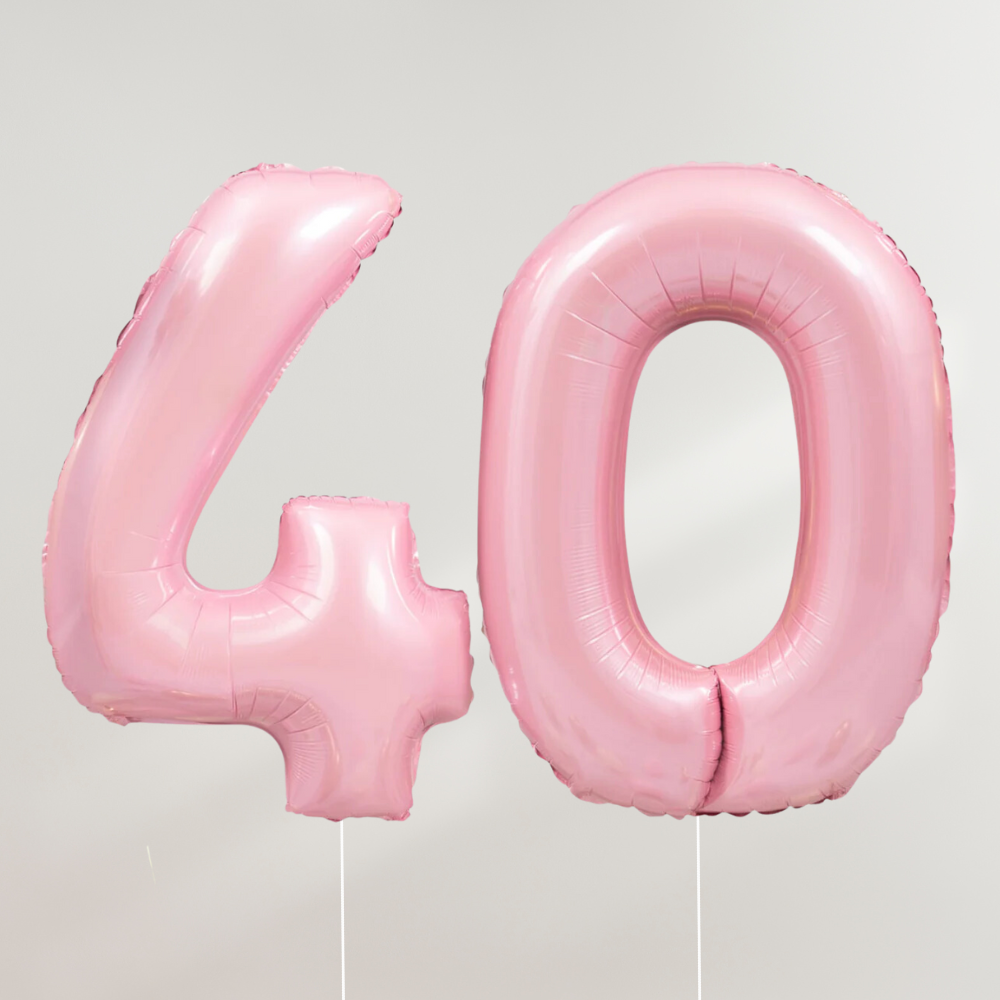 40 år Tallballong Lyserosa