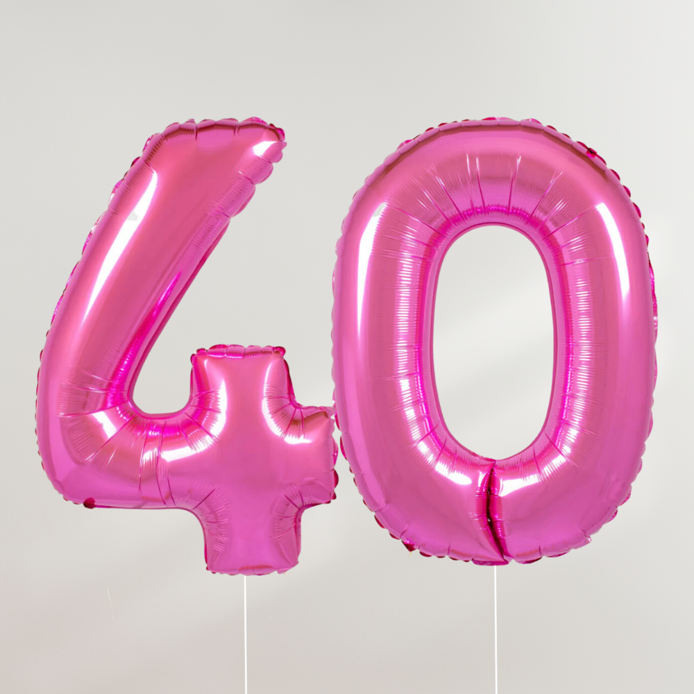 40 år Tallballong Rosa