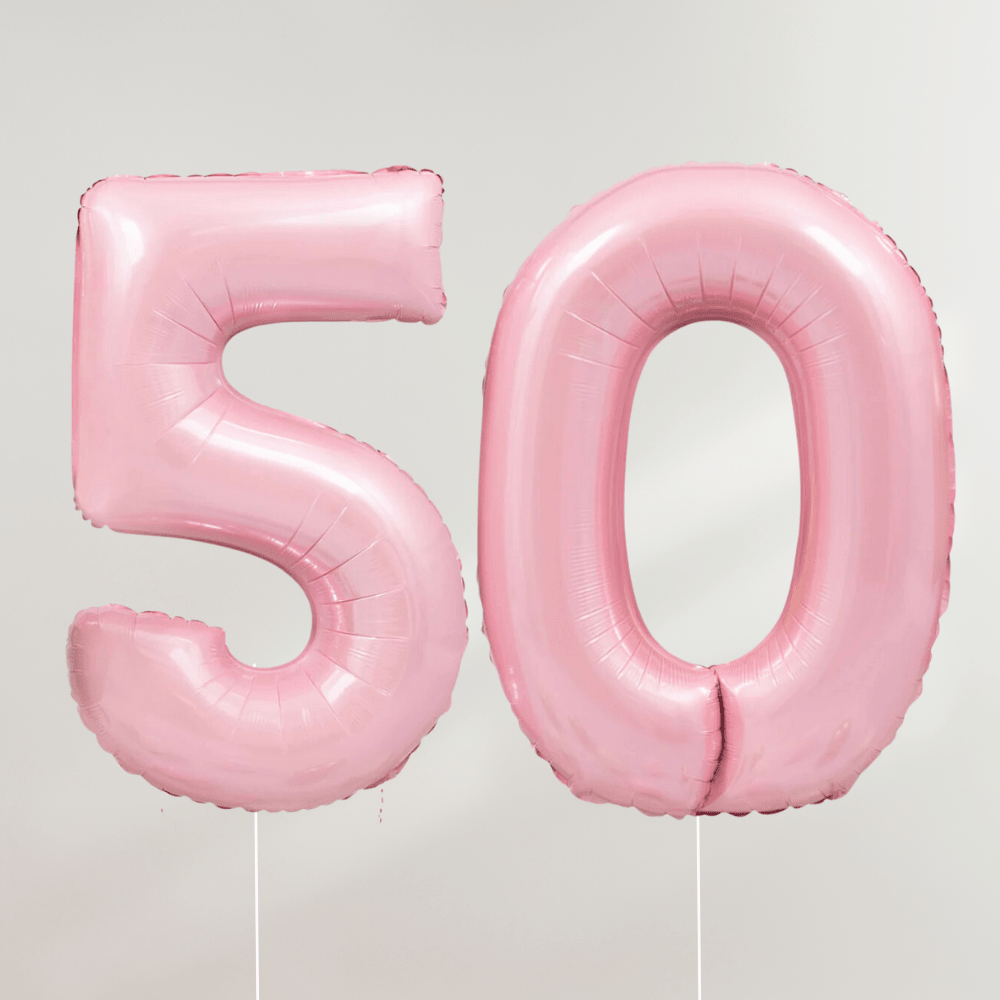 50 år Tallballong Lyserosa - Ballonglevering.no