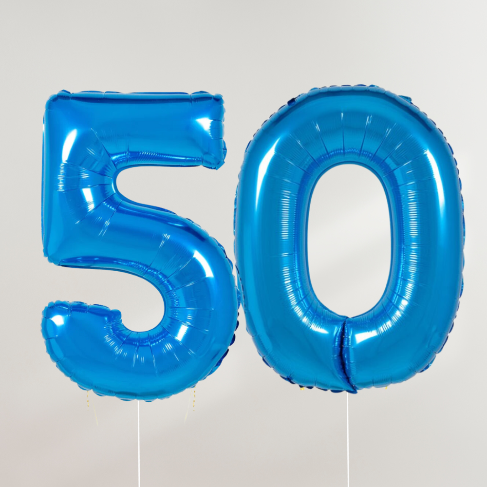 50 år Tallballong Blå