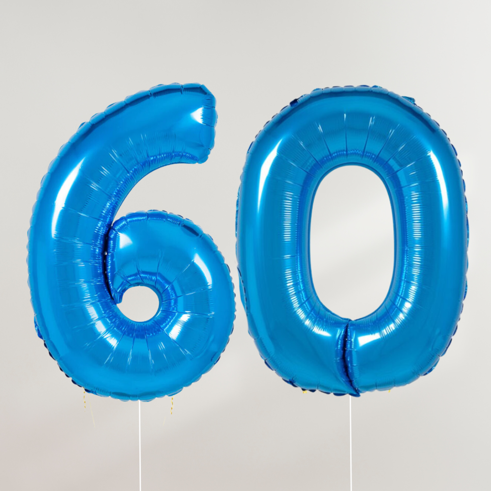60 år Tallballong Blå