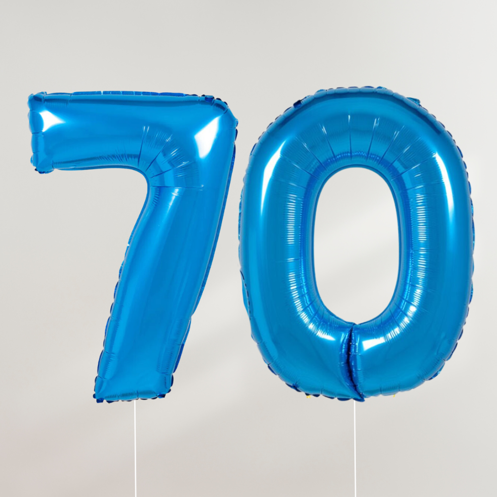 70 år Tallballong Blå