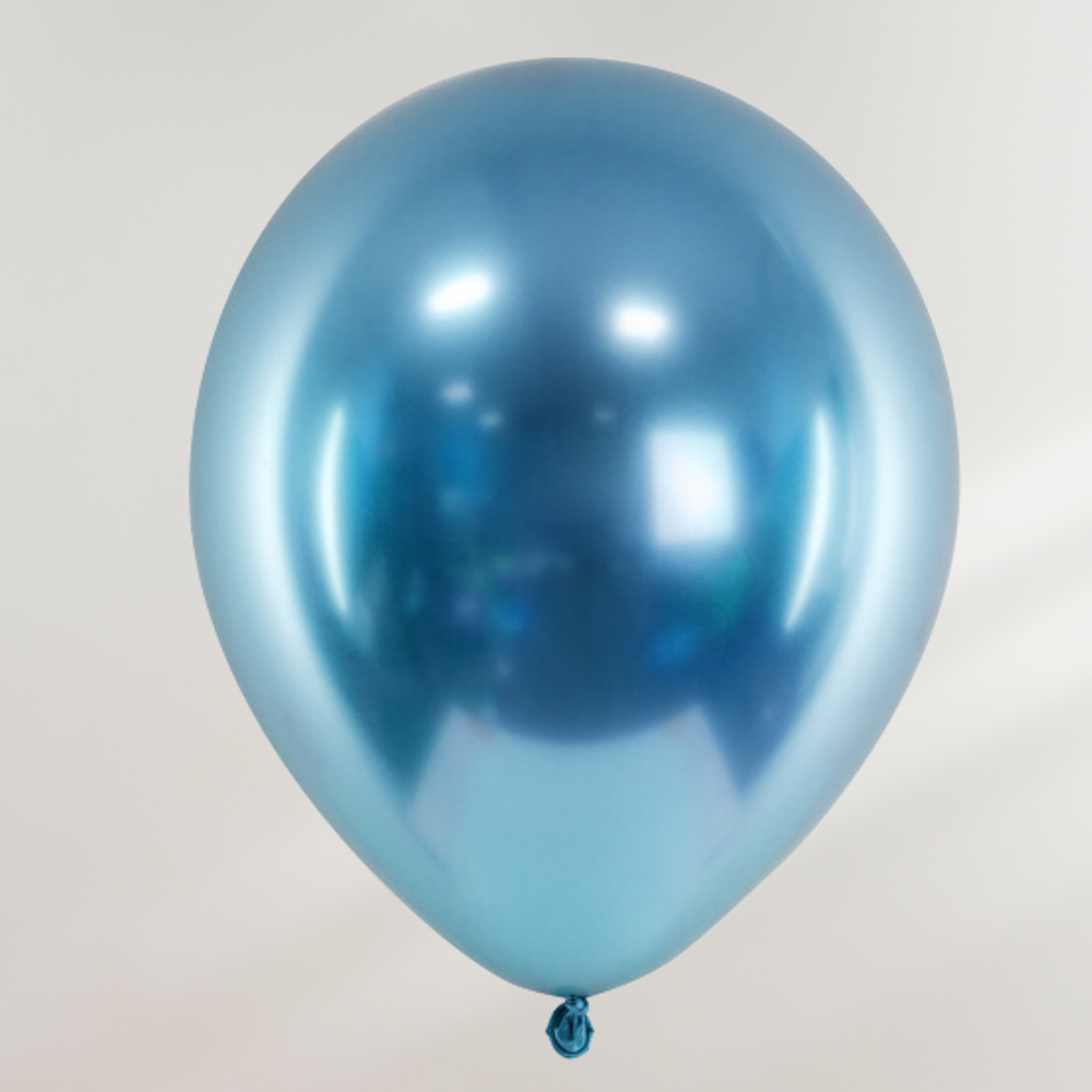 Blå Krom Ballong