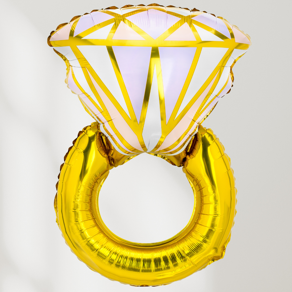 Diamantring Folieballong 2 - Ballonglevering.no