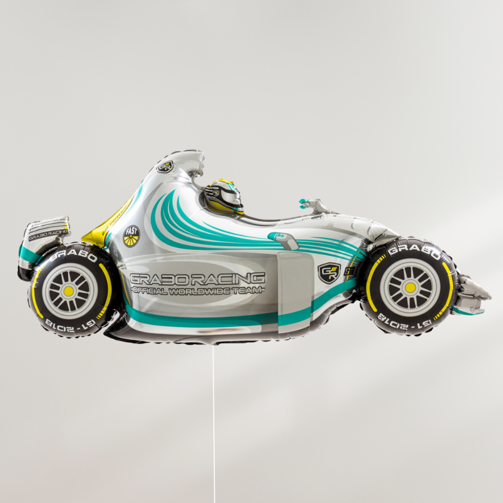 Formel 1 Racerbil Ballong