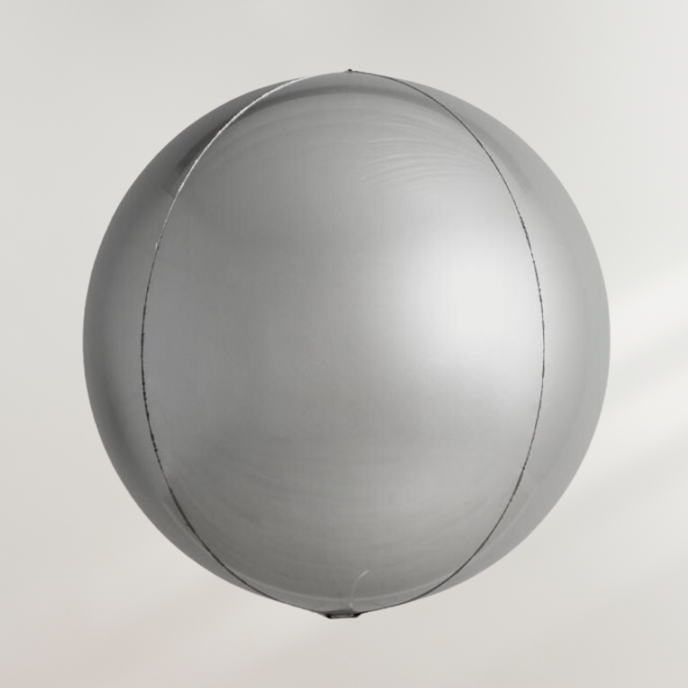 Globe Ballong Platinum Sølv