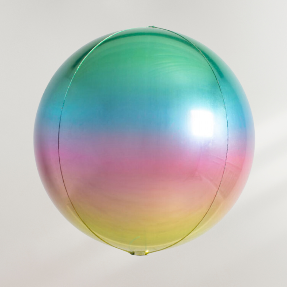 Globe Ballong Rainbow