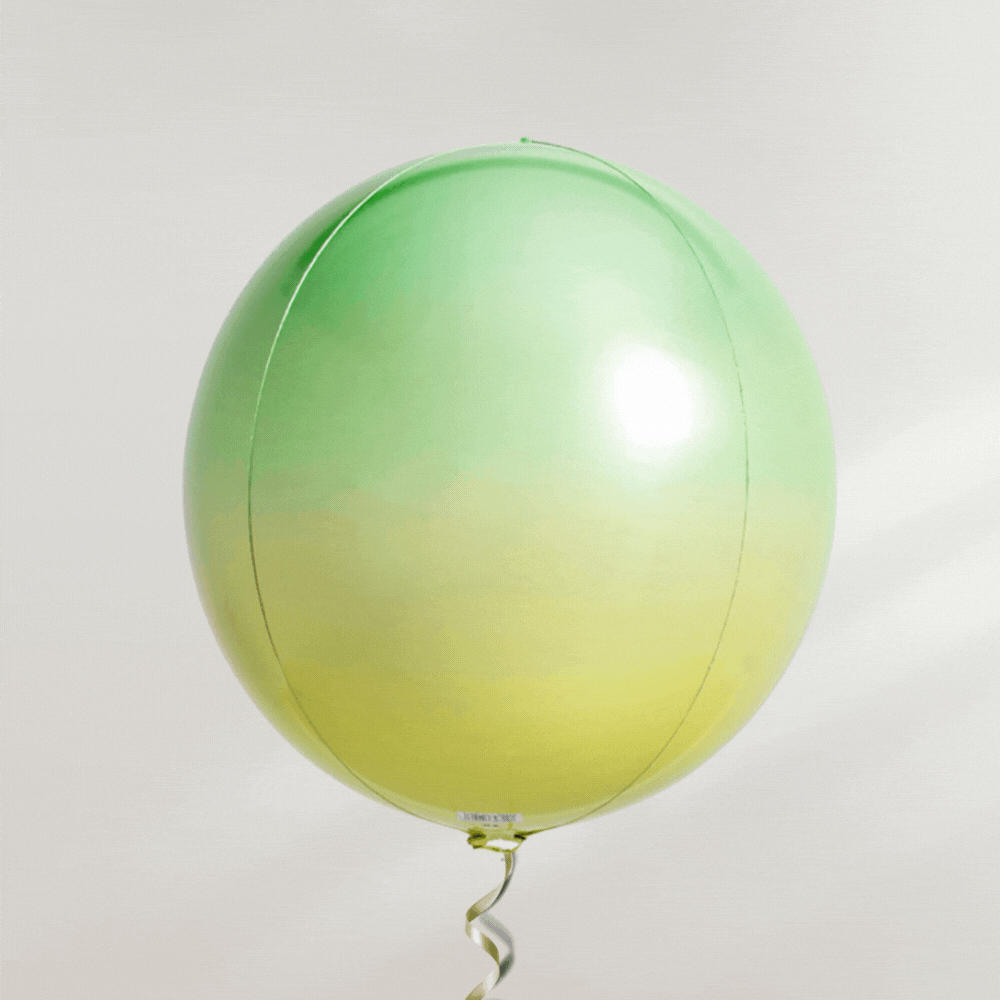 Lime Grønn Orb Ballong