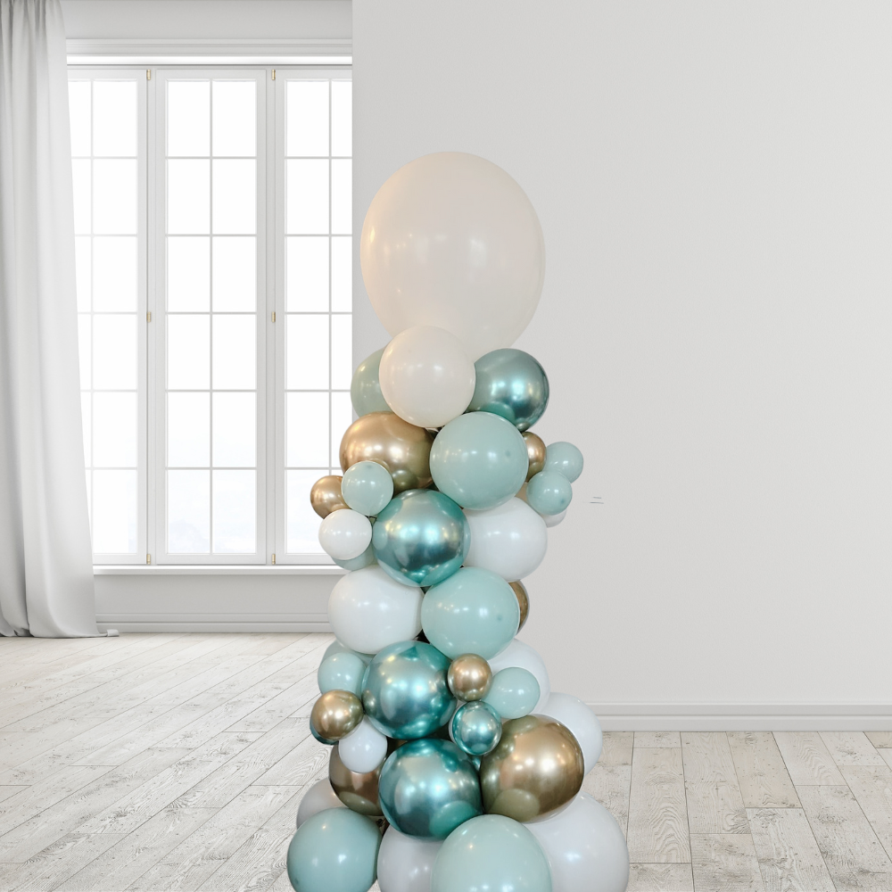 Organisk Ballongsøyle - Velg farge og tekst