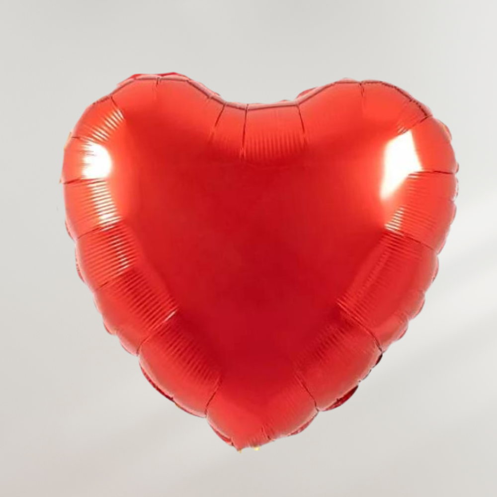 Hjerteballong til Valentines Day med helium