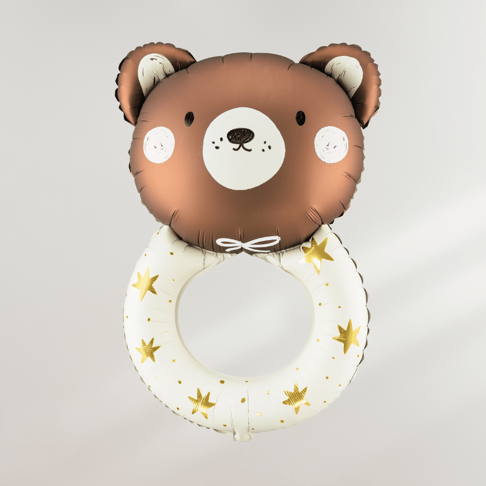 Babyskrangle Folieballong med Bamse - Ballonglevering.no