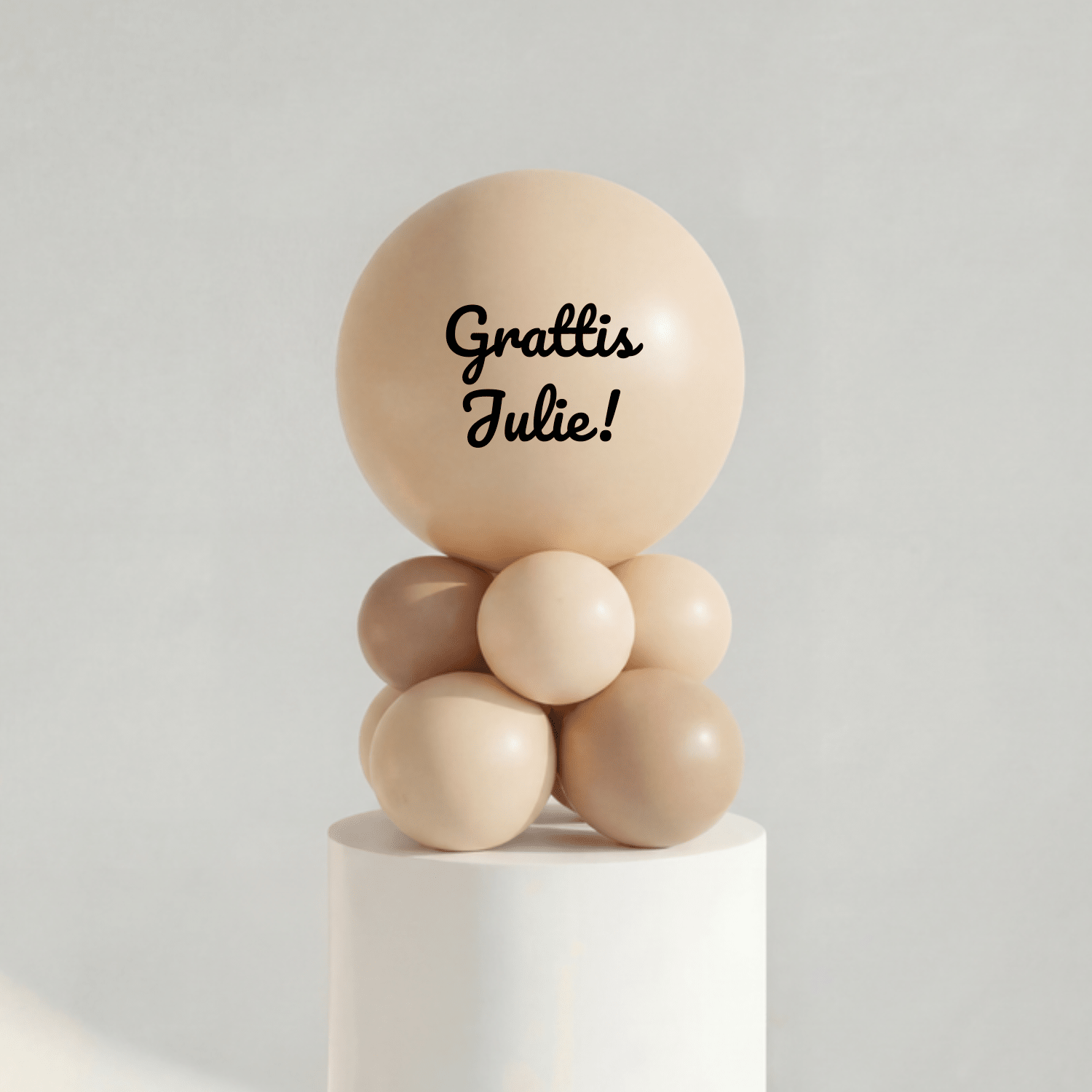 Ballong Stack — Cream Boho - Ballonglevering.no