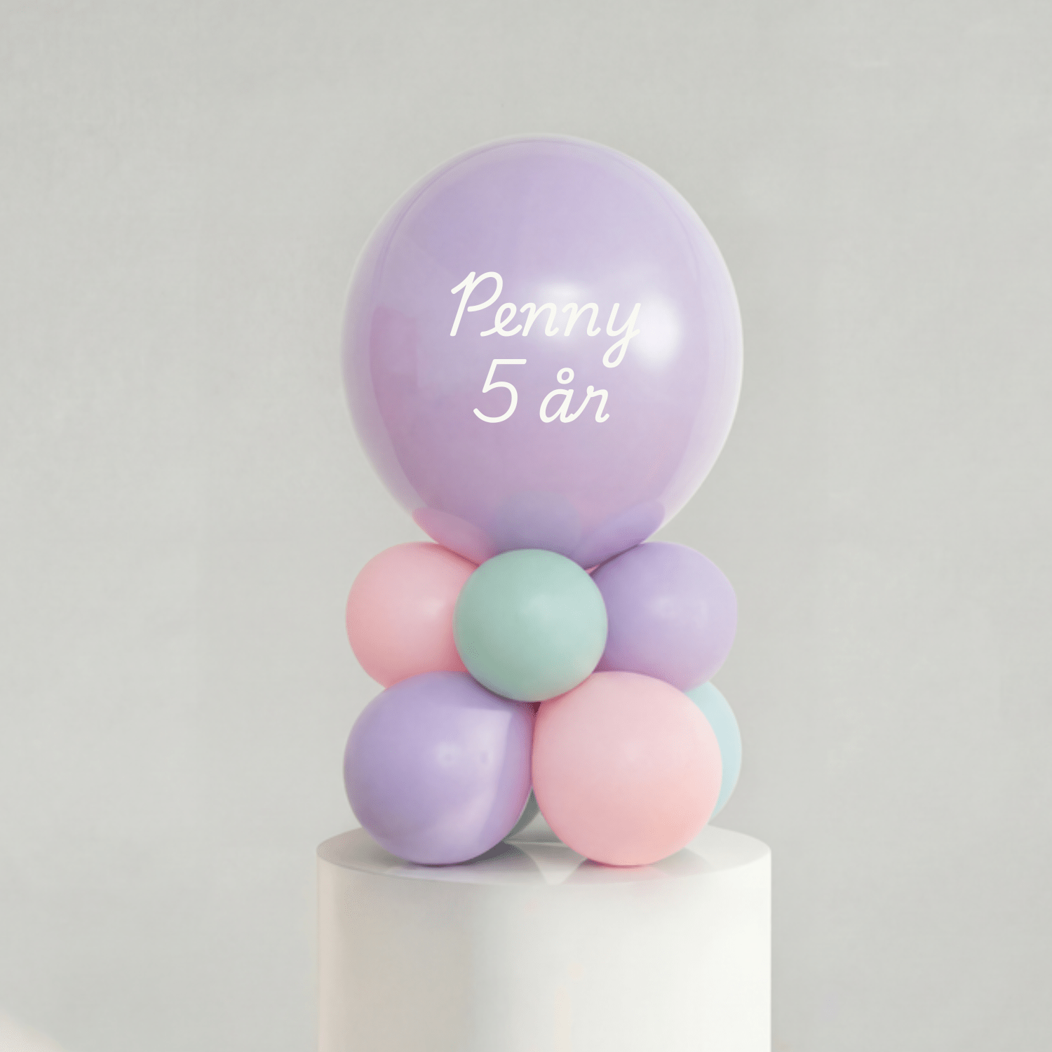 Ballong Stack — Lavendel Pastell Drøm - Ballonglevering.no