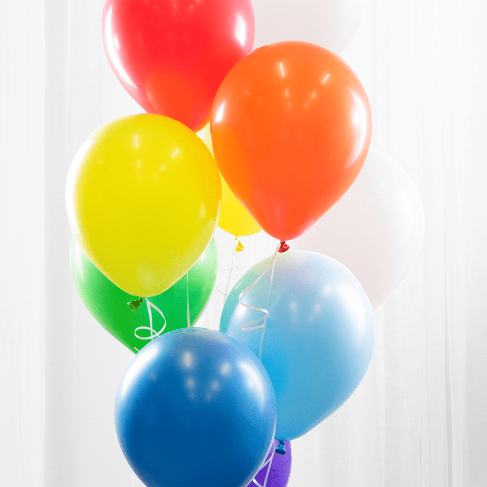 Ballongbukett 10 ballonger - Mix and match - Ballonglevering.no